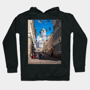 Helsinki Cathedral from Alley Hoodie